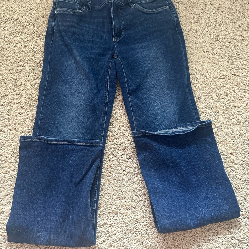 Whbm mid rise boot jean